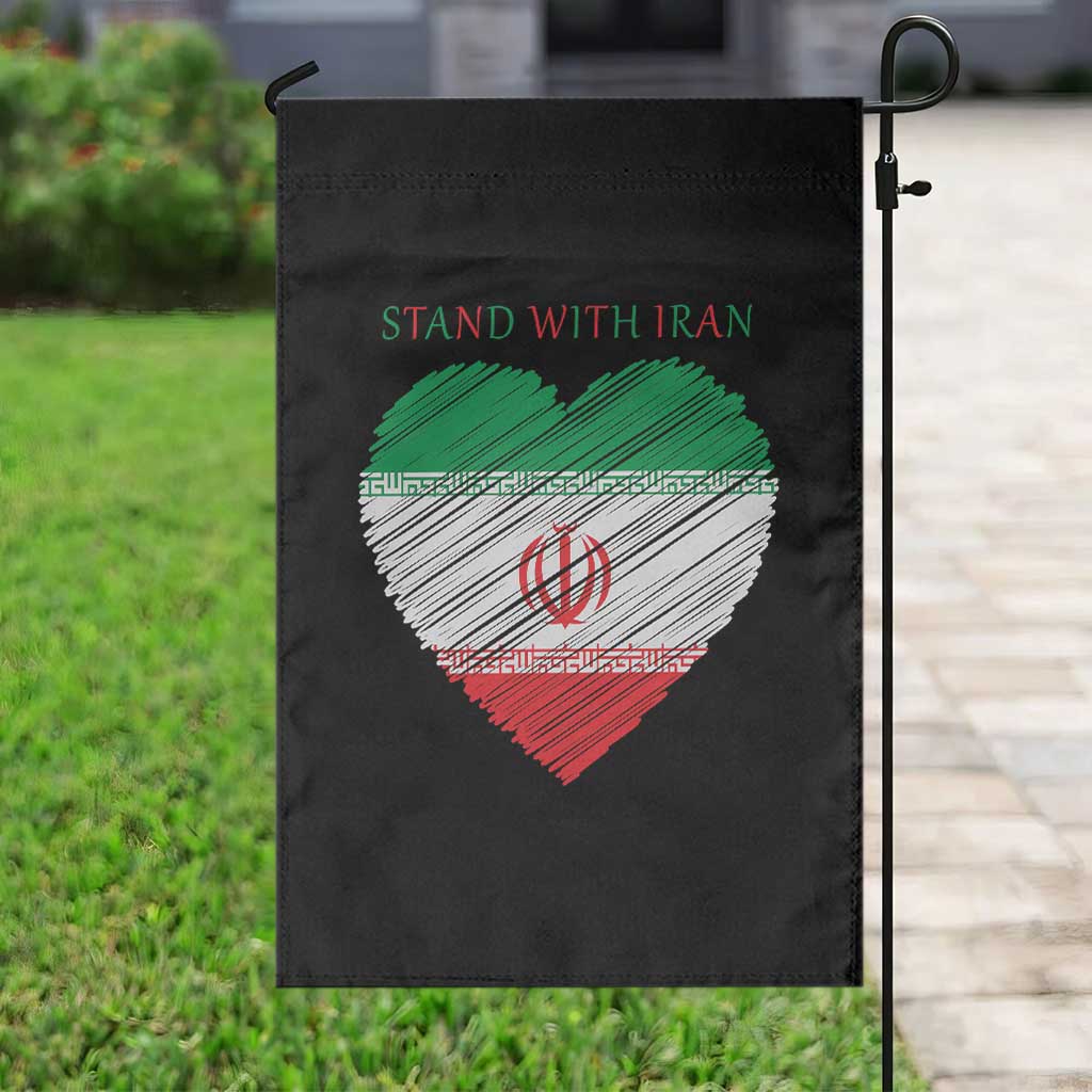 Stand With Iran Garden Flag Anti War Political Protest Statement TS12 Print Your Wear