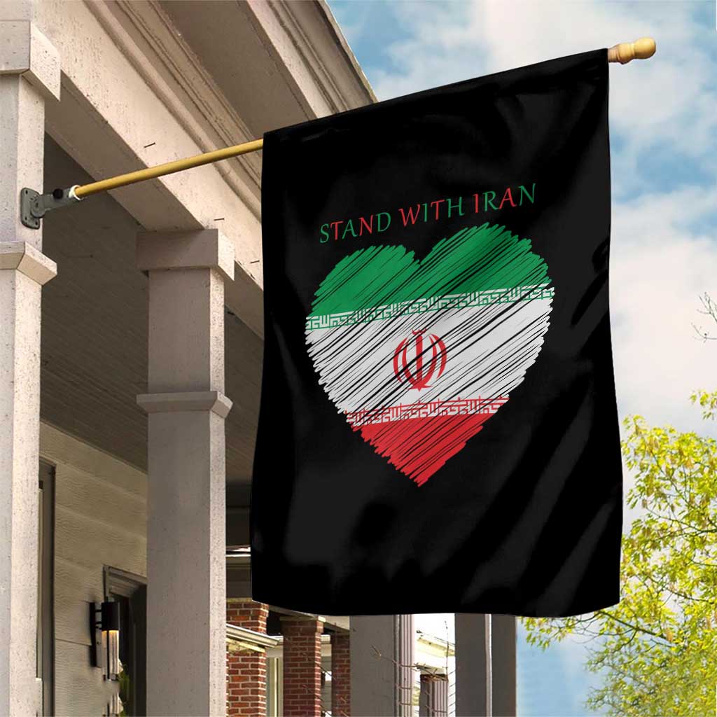 Stand With Iran Garden Flag Anti War Political Protest Statement TS12 Print Your Wear