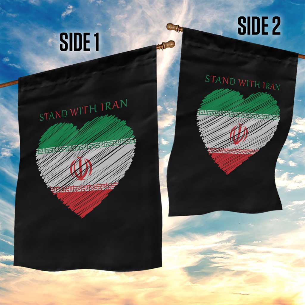 Stand With Iran Garden Flag Anti War Political Protest Statement TS12 Print Your Wear