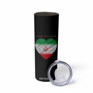 Stand With Iran Skinny Tumbler Anti War Political Protest Statement TS12 Print Your Wear