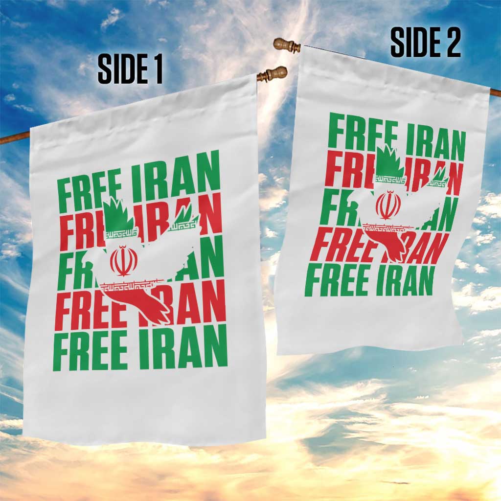 Freedom Dove Flag Garden Flag Peaceful Iran Support TS12 Print Your Wear