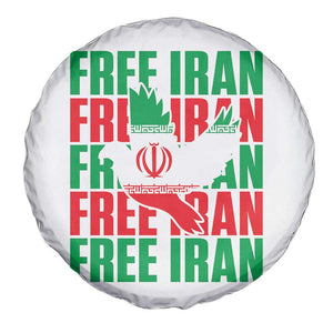 Freedom Dove Flag Spare Tire Cover Peaceful Iran Support TS12 Print Your Wear