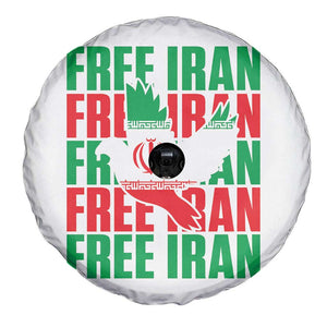 Freedom Dove Flag Spare Tire Cover Peaceful Iran Support TS12 Print Your Wear