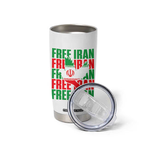 Freedom Dove Flag Tumbler Cup Peaceful Iran Support TS12 Print Your Wear