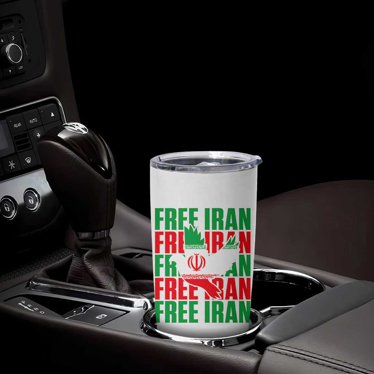 Freedom Dove Flag Tumbler Cup Peaceful Iran Support TS12 Print Your Wear