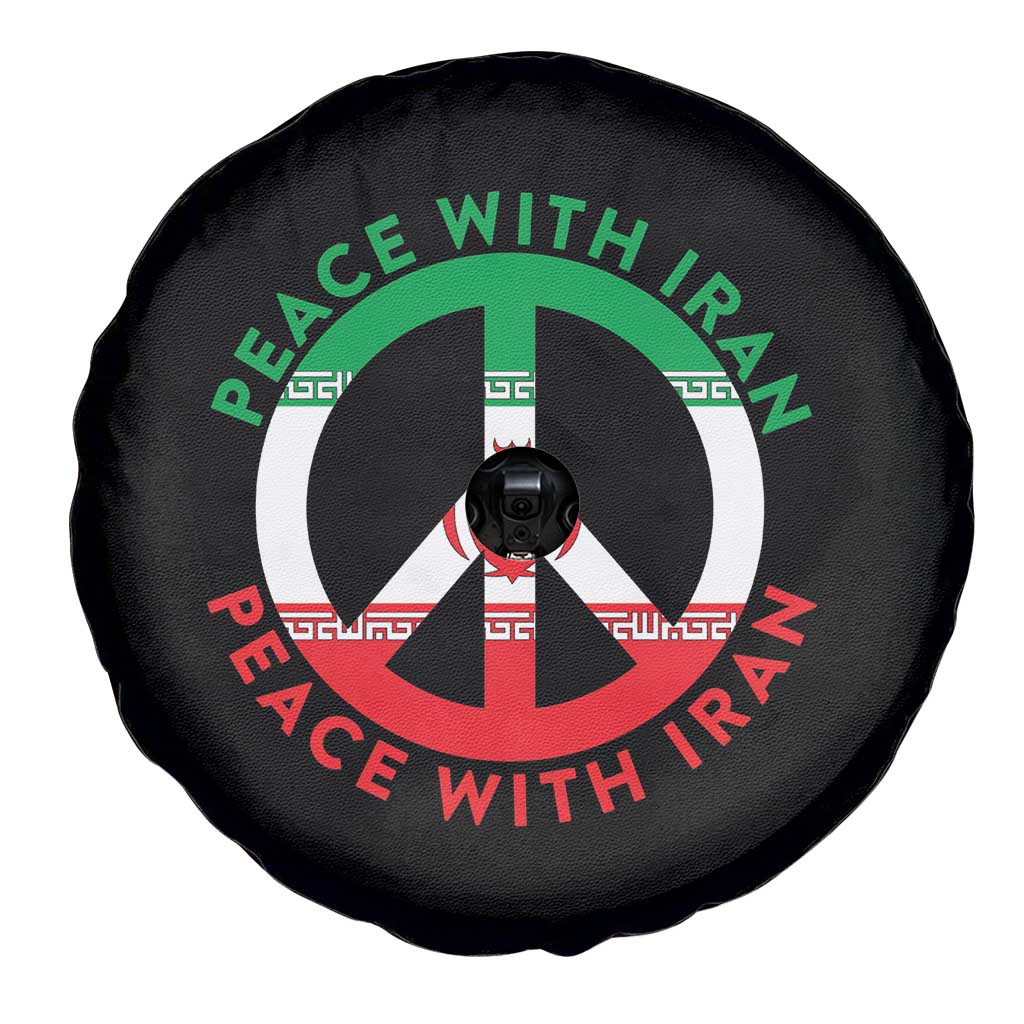 Peace With Iran Spare Tire Cover Not War In Middle East TS12 Print Your Wear