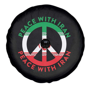 Peace With Iran Spare Tire Cover Not War In Middle East TS12 Print Your Wear