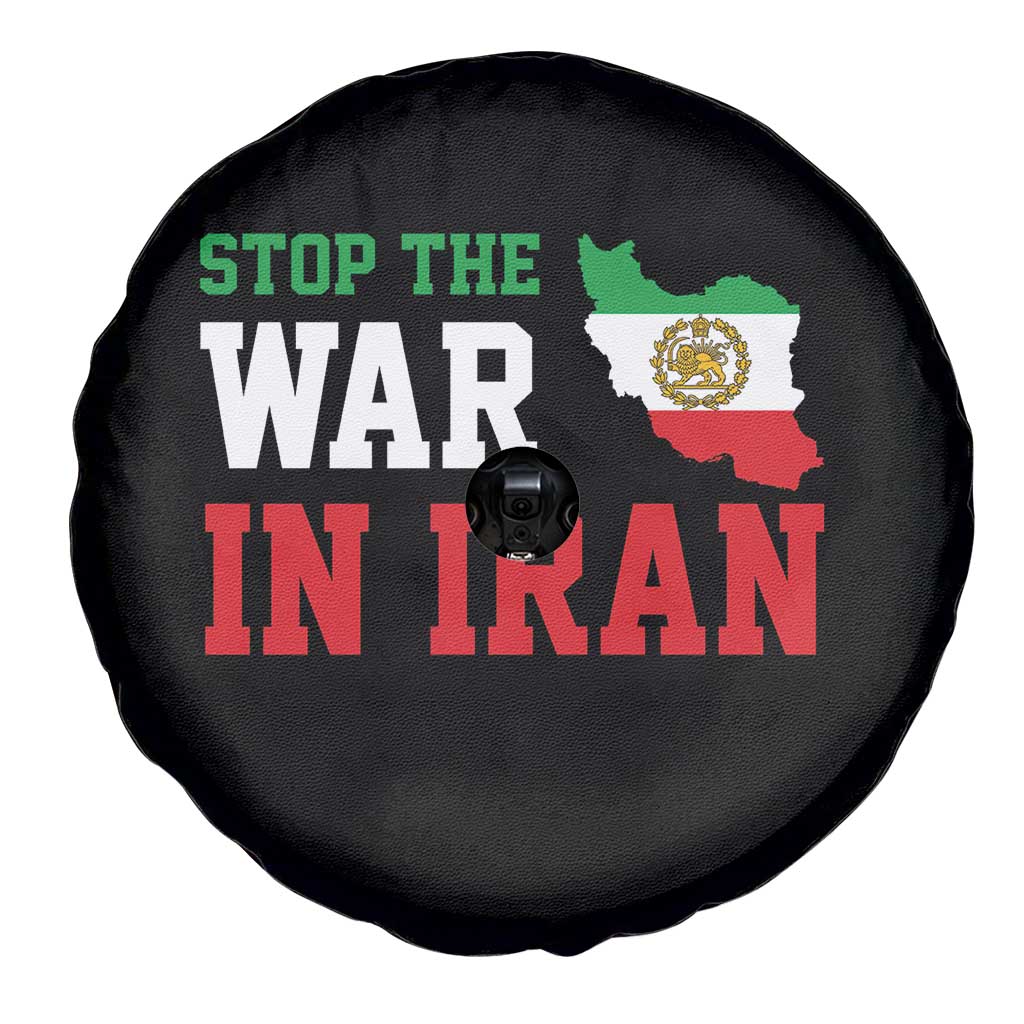 Stop The War In Iran Spare Tire Cover Iran Freedom Protest TS12 Print Your Wear