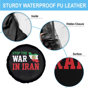 Stop The War In Iran Spare Tire Cover Iran Freedom Protest TS12 Print Your Wear