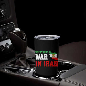 Stop The War In Iran Tumbler Cup Iran Freedom Protest TS12 Print Your Wear