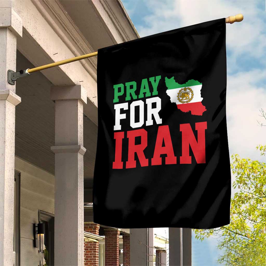 Pray For Iran Garden Flag Anti War Protest Apparel Gift TS12 Print Your Wear