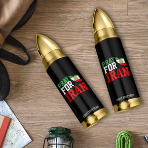 Pray For Iran Bullet Tumbler Anti War Protest Apparel Gift TS12 Print Your Wear