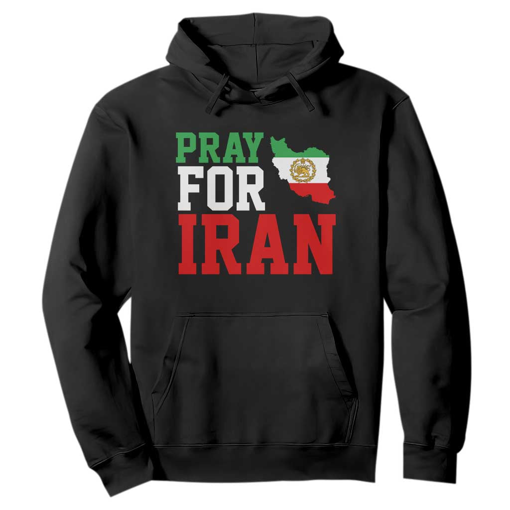 Pray For Iran Hoodie Anti War Protest Apparel Gift TS12 Black Print Your Wear