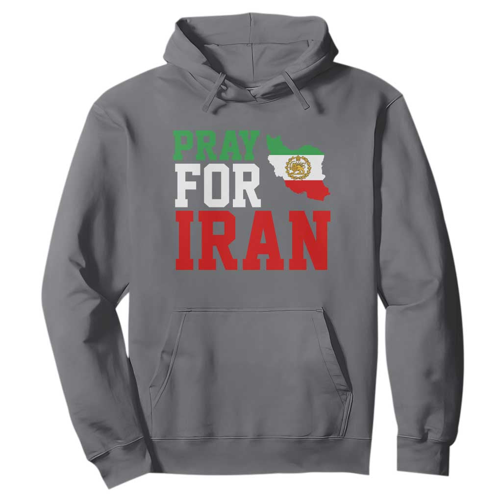 Pray For Iran Hoodie Anti War Protest Apparel Gift TS12 Charcoal Print Your Wear