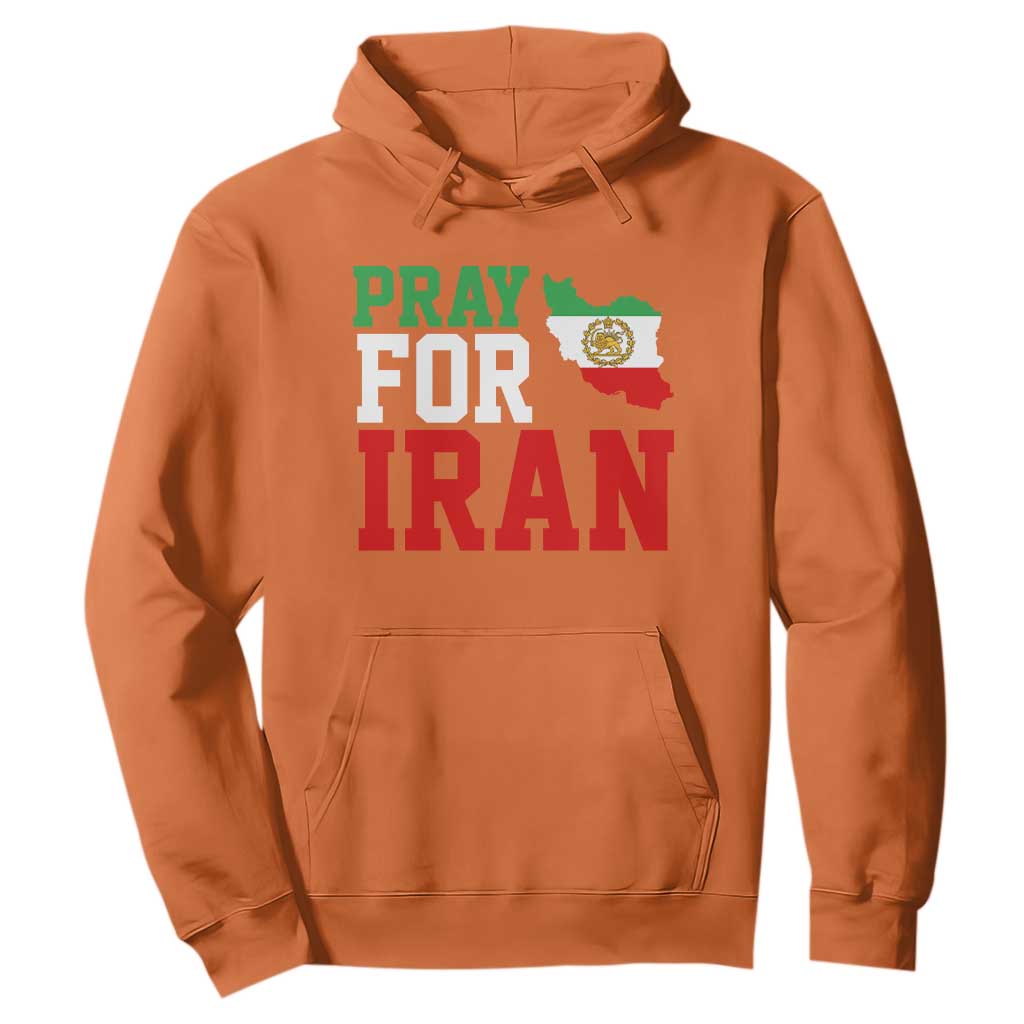 Pray For Iran Hoodie Anti War Protest Apparel Gift TS12 Orange Print Your Wear