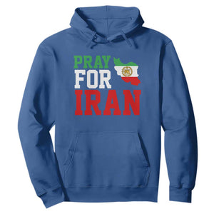 Pray For Iran Hoodie Anti War Protest Apparel Gift TS12 Royal Blue Print Your Wear
