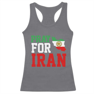 Pray For Iran Racerback Tank Top Anti War Protest Apparel Gift TS12 Charcoal Print Your Wear