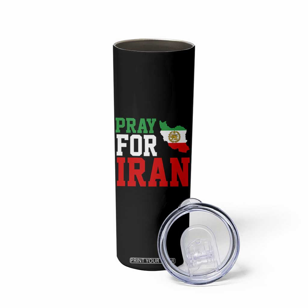 Pray For Iran Skinny Tumbler Anti War Protest Apparel Gift TS12 Print Your Wear