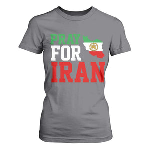 Pray For Iran T Shirt For Women Anti War Protest Apparel Gift TS12 Charcoal Print Your Wear