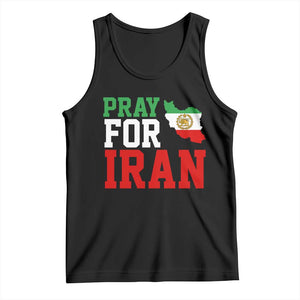 Pray For Iran Tank Top Anti War Protest Apparel Gift TS12 Black Print Your Wear