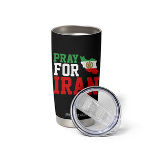 Pray For Iran Tumbler Cup Anti War Protest Apparel Gift TS12 Print Your Wear
