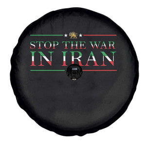 Stop The War In Iran Spare Tire Cover Anti War Protest TS12 Print Your Wear