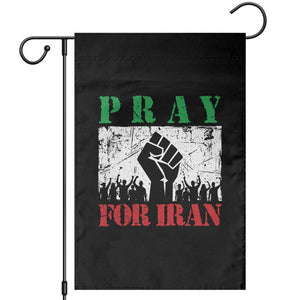 Pray For Iran Garden Flag Support Iranian People Peace TS12 Black Print Your Wear