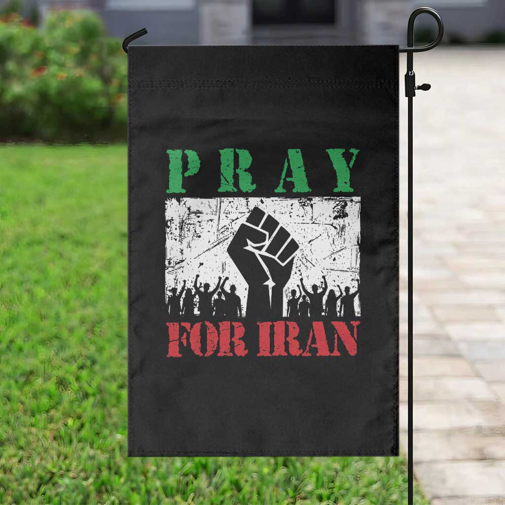Pray For Iran Garden Flag Support Iranian People Peace TS12 Print Your Wear