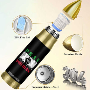 Pray For Iran Bullet Tumbler Support Iranian People Peace TS12 Print Your Wear