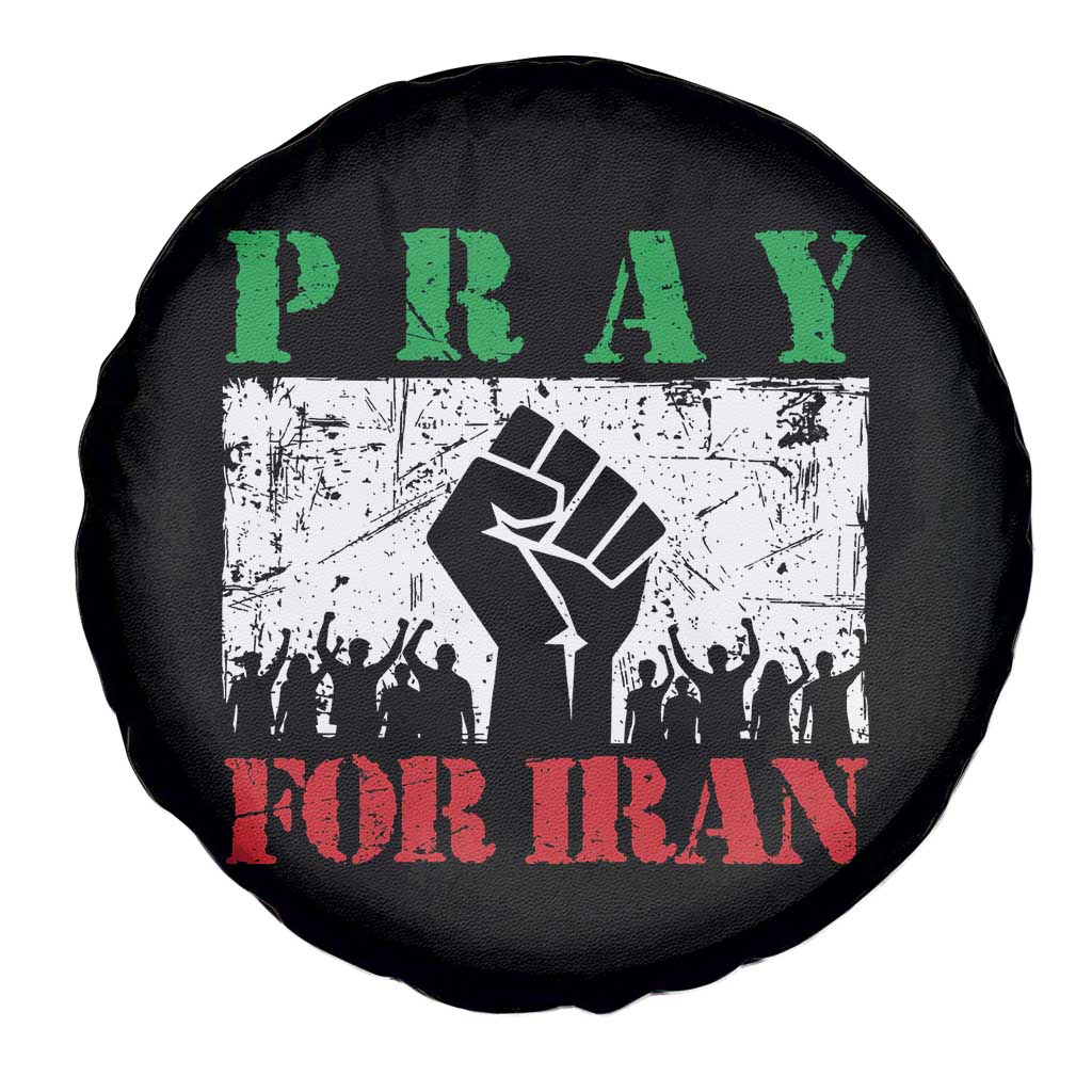Pray For Iran Spare Tire Cover Support Iranian People Peace TS12 Print Your Wear