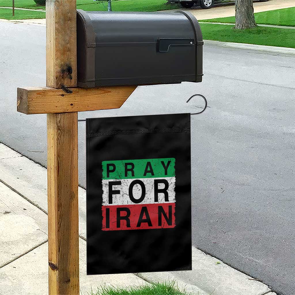 Pray For Iran Garden Flag Support Peace For Iran TS12 Print Your Wear