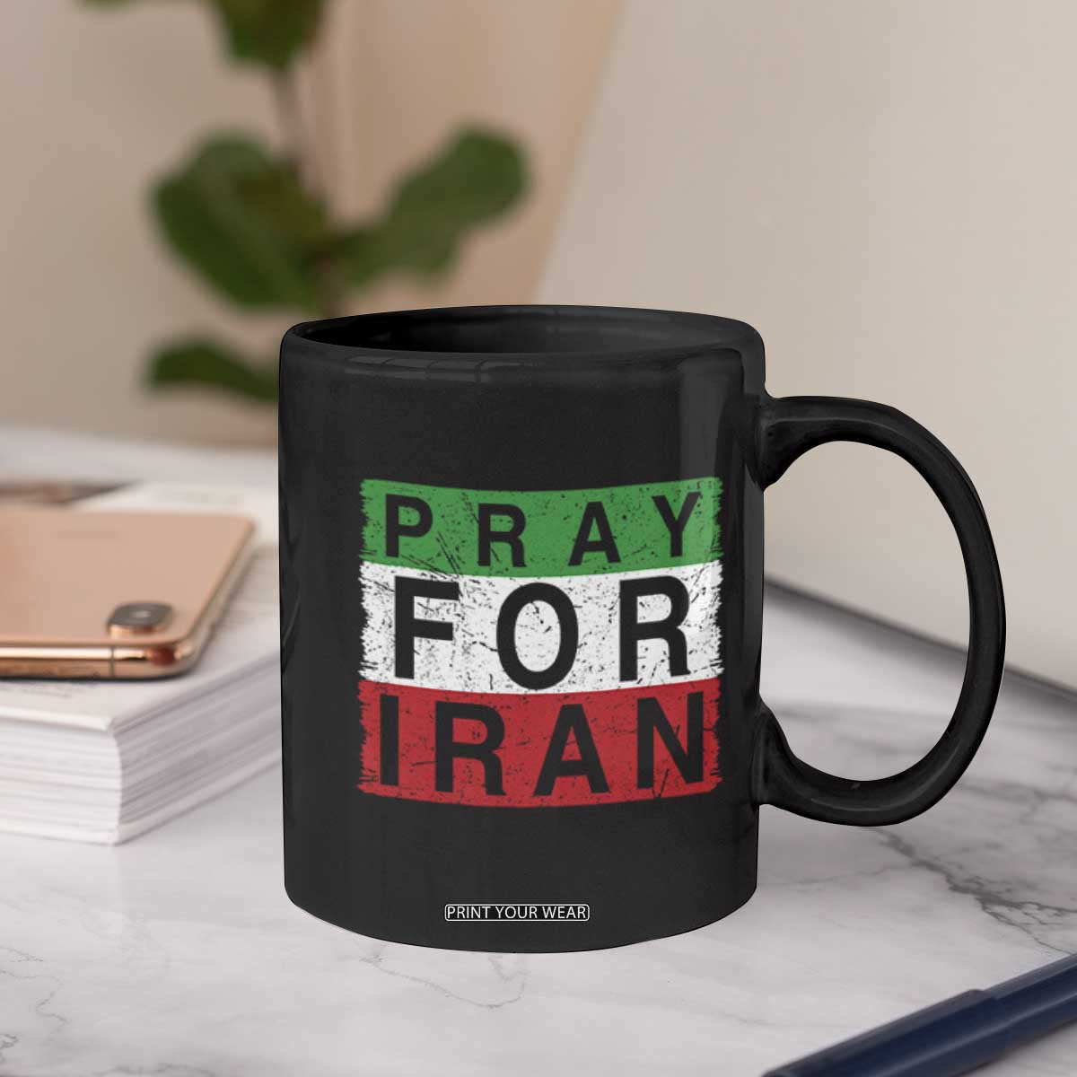 Pray For Iran Coffee Mug Support Peace For Iran TS12 Print Your Wear