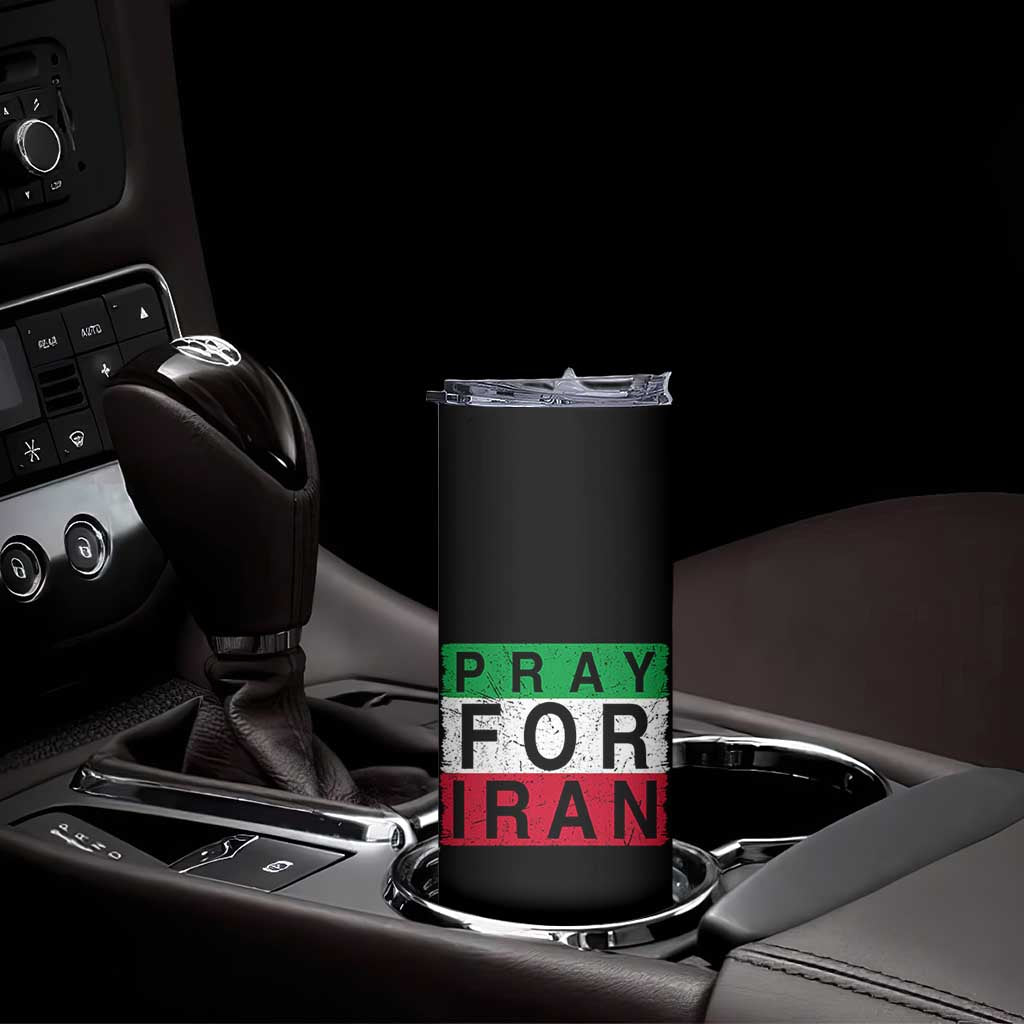 Pray For Iran Skinny Tumbler Support Peace For Iran TS12 Print Your Wear
