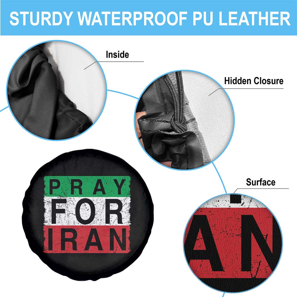 Pray For Iran Spare Tire Cover Support Peace For Iran TS12 Print Your Wear