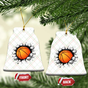 Funny Basketball Bursting Through Wall Ceramic Ornament Sports Fan Gift TS12 Print Your Wear