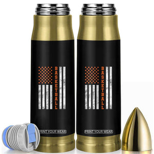 American Flag Basketball Bullet Tumbler USA Sports Fan TS12 Black Print Your Wear