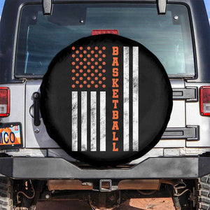 American Flag Basketball Spare Tire Cover USA Sports Fan TS12 No hole Black Print Your Wear