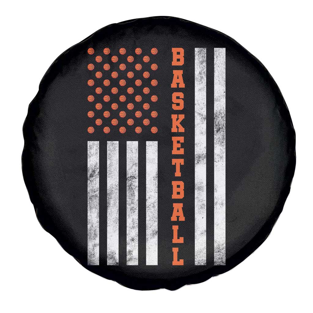 American Flag Basketball Spare Tire Cover USA Sports Fan TS12 Print Your Wear
