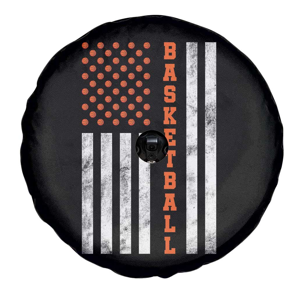 American Flag Basketball Spare Tire Cover USA Sports Fan TS12 Print Your Wear