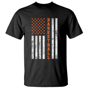 American Flag Basketball T Shirt USA Sports Fan TS12 Black Print Your Wear