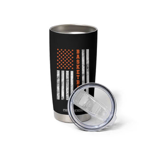 American Flag Basketball Tumbler Cup USA Sports Fan TS12 Print Your Wear