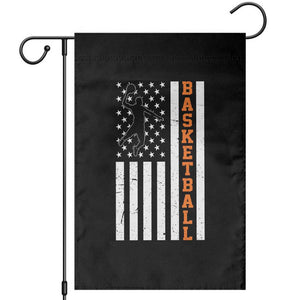 American Flag Basketball Garden Flag Patriotic Sports Lover Gift TS12 Black Print Your Wear