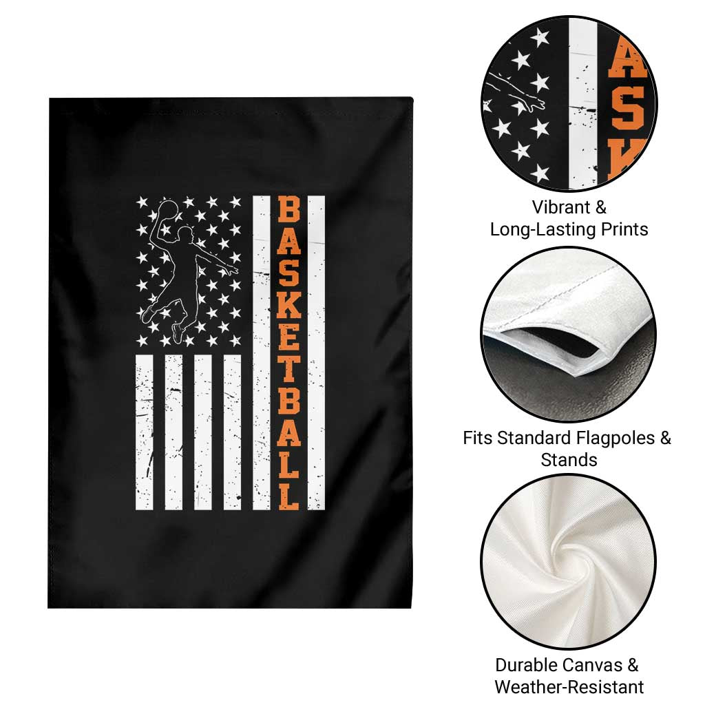 American Flag Basketball Garden Flag Patriotic Sports Lover Gift TS12 Print Your Wear