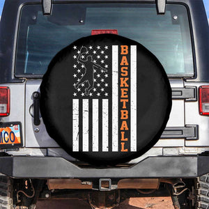 American Flag Basketball Spare Tire Cover Patriotic Sports Lover Gift TS12 No hole Black Print Your Wear