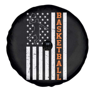 American Flag Basketball Spare Tire Cover Patriotic Sports Lover Gift TS12 Print Your Wear