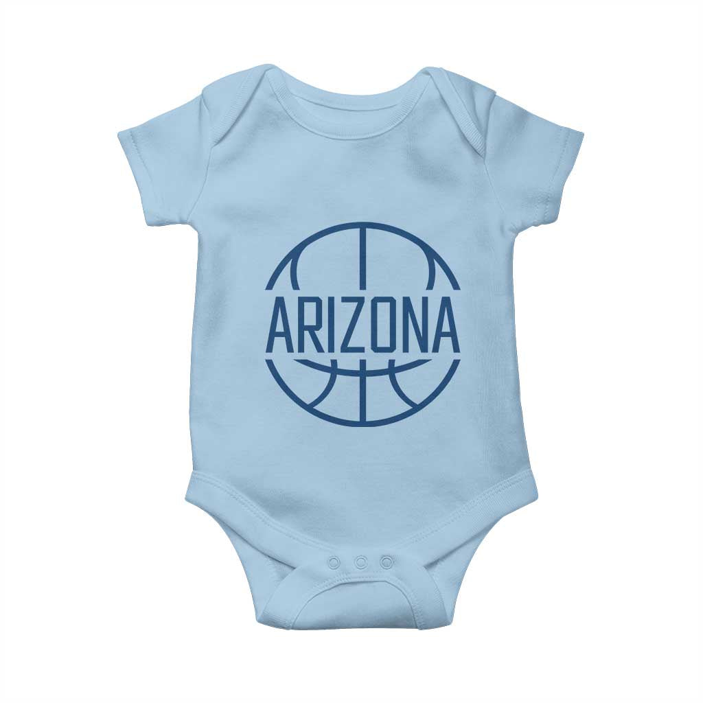 Arizona State Pride Baby Onesie Grand Canyon State Basketball Gift TS12 Light Blue Print Your Wear