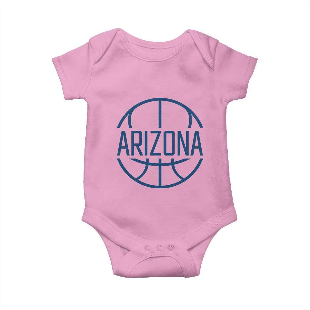 Arizona State Pride Baby Onesie Grand Canyon State Basketball Gift TS12 Light Pink Print Your Wear