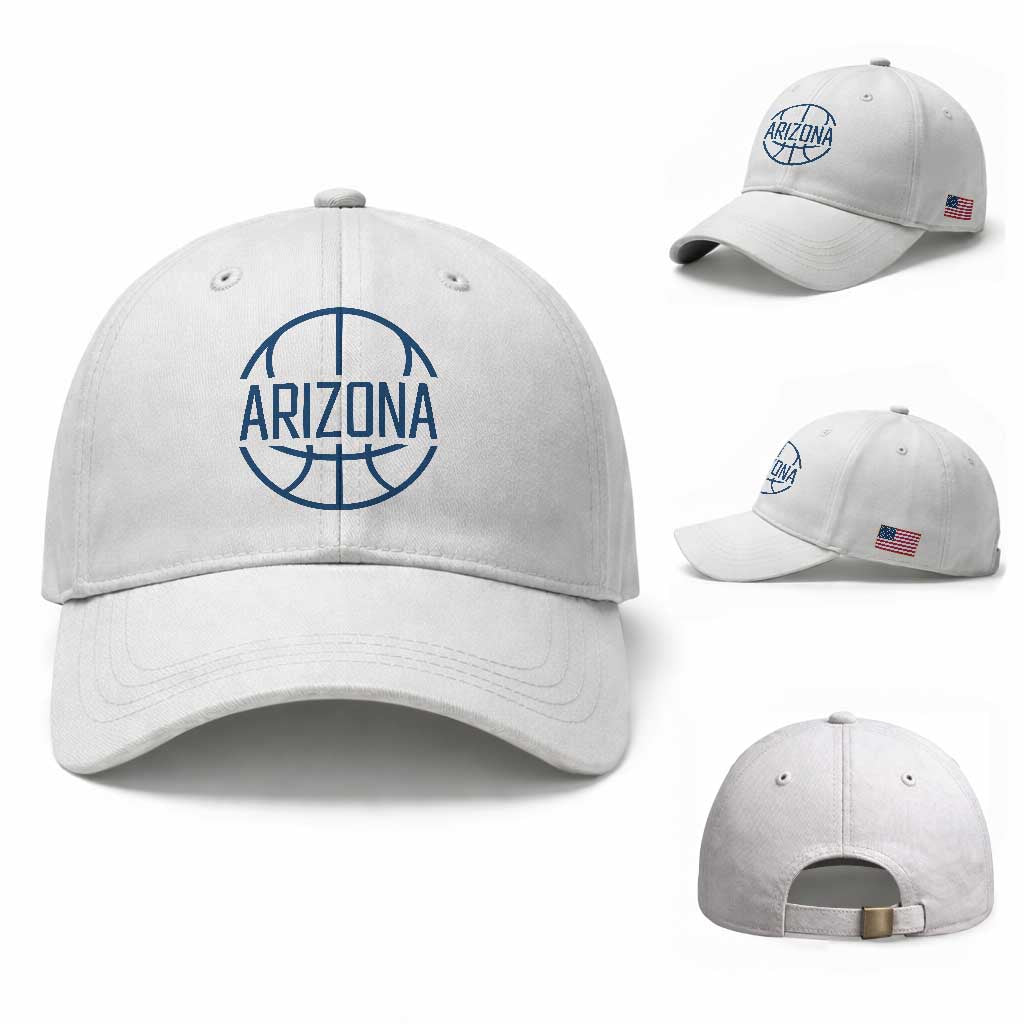 Arizona State Pride Baseball Cap Grand Canyon State Basketball Gift TS12 Baseball Cap Universal Fit White Print Your Wear