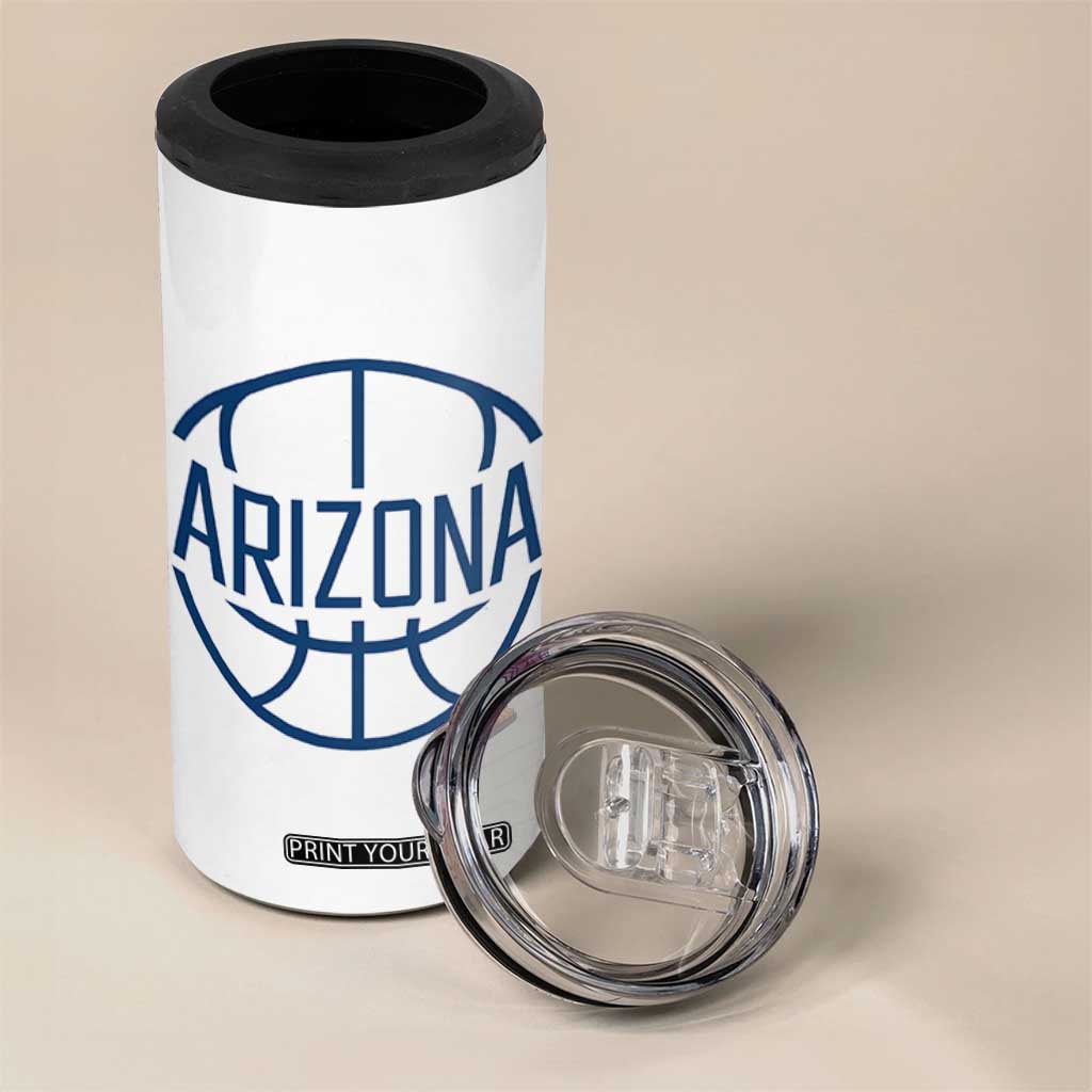 Arizona State Pride 4 in 1 Can Cooler Tumbler Grand Canyon State Basketball Gift TS12 Print Your Wear