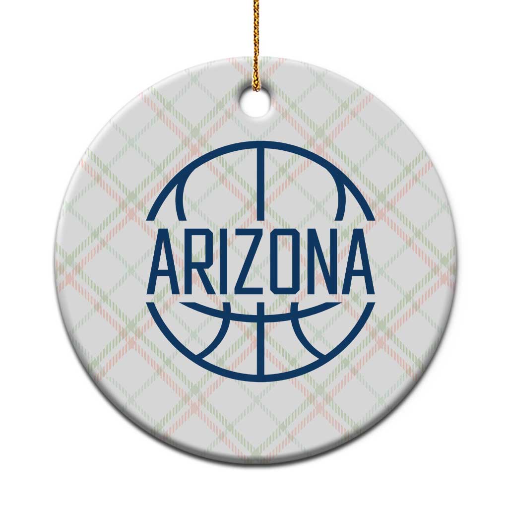 Arizona State Pride Ceramic Ornament Grand Canyon State Basketball Gift TS12 1pc Christmas Plaid Print Your Wear